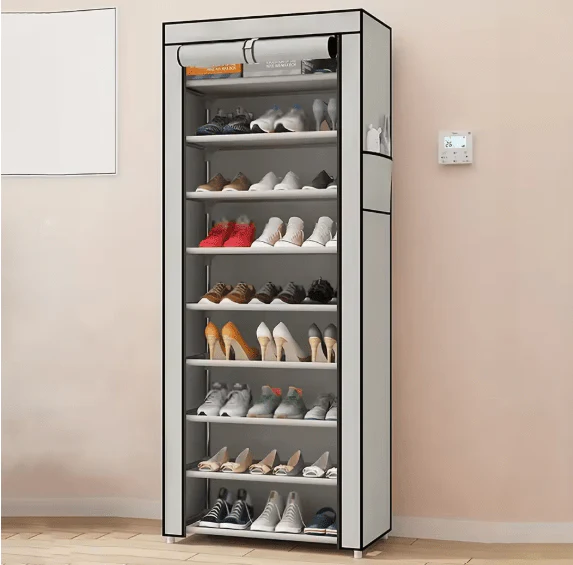 SINGLE ROW ZIPPER SHOE CABINET